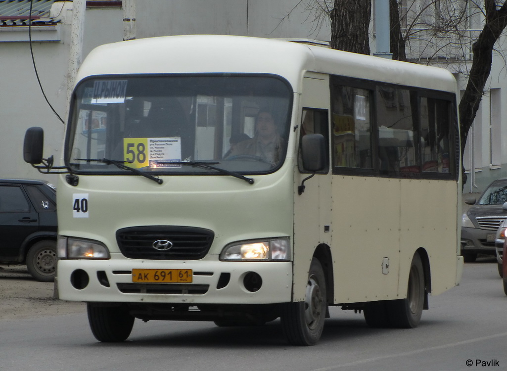 Ростовская область, Hyundai County SWB C08 (РЗГА) № 40