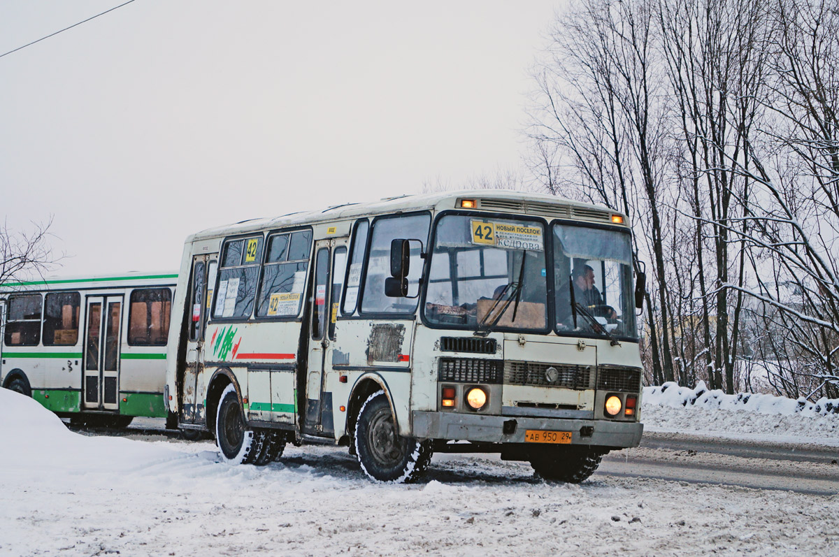 Архангельская область, ПАЗ-32054 № АВ 950 29