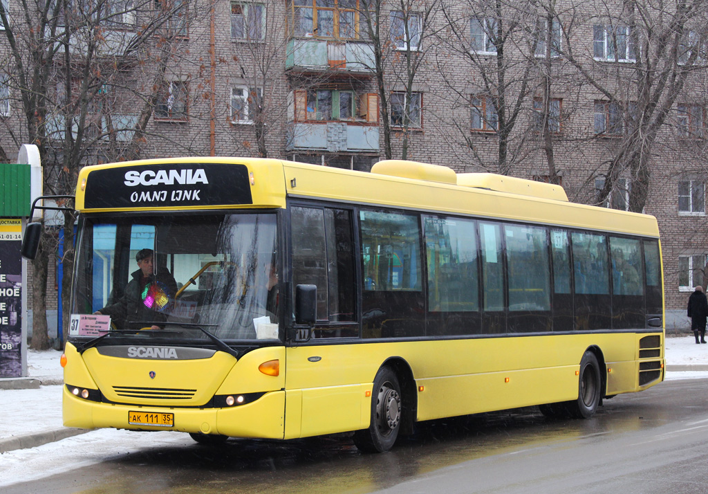 Вологодская область, Scania OmniLink II (Скания-Питер) № АК 111 35