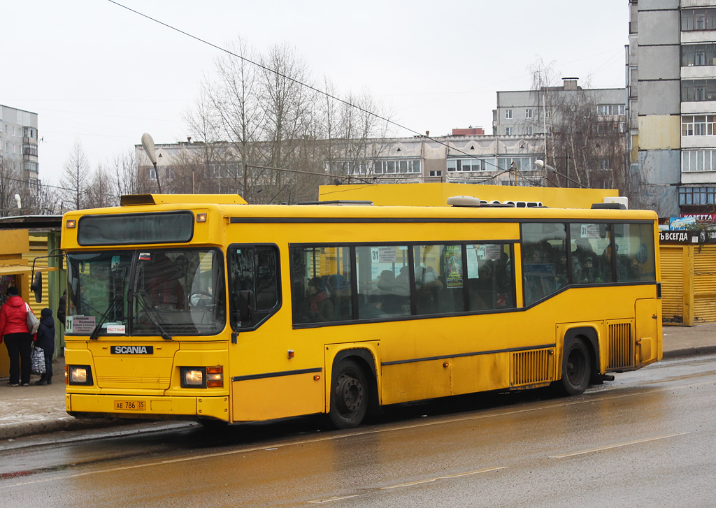 Вологодская область, Scania CN113CLL MaxCi № АЕ 786 35