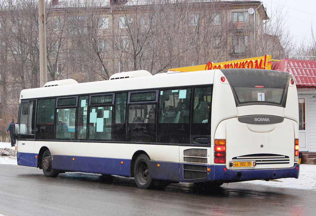 Вологодская область, Scania OmniLink I (Скания-Питер) № АК 002 35