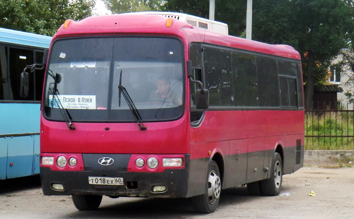 Псковская область, Hyundai AeroTown № Т 018 ЕХ 60