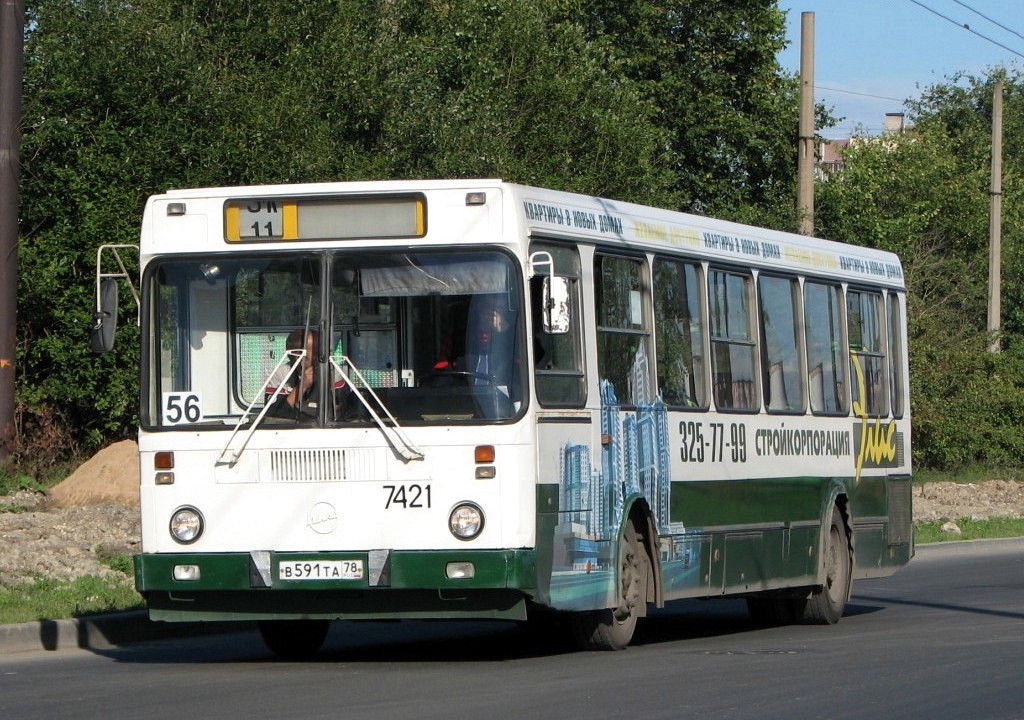 Saint Petersburg, LiAZ-5256.25 # 7421