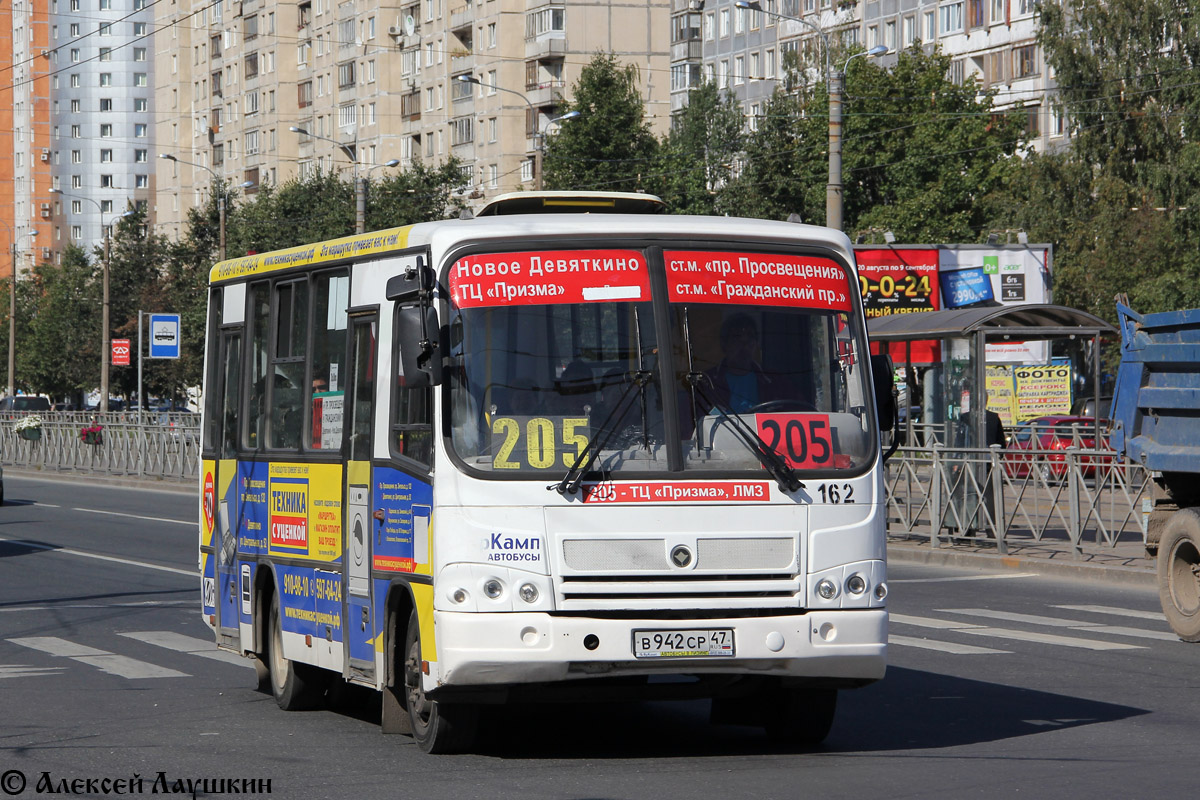 Санкт-Петербург, ПАЗ-320402-05 № 162