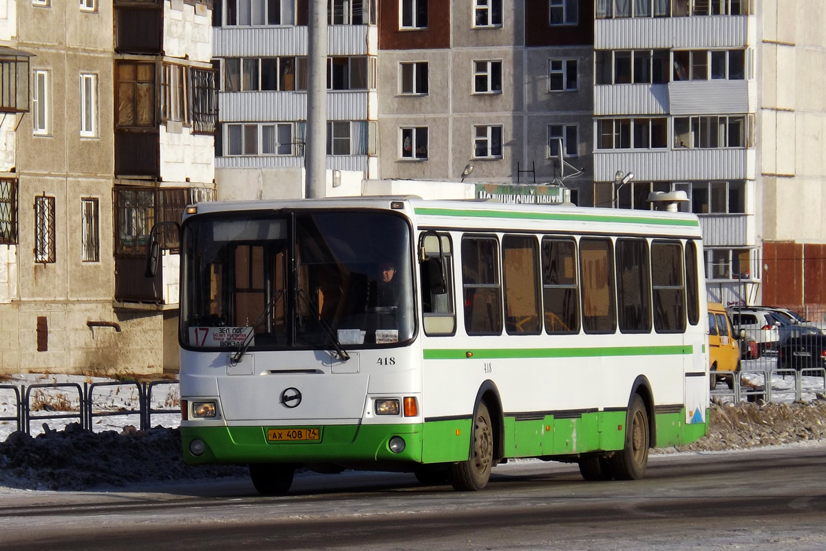 Chelyabinsk region, LiAZ-5256.35 № 418