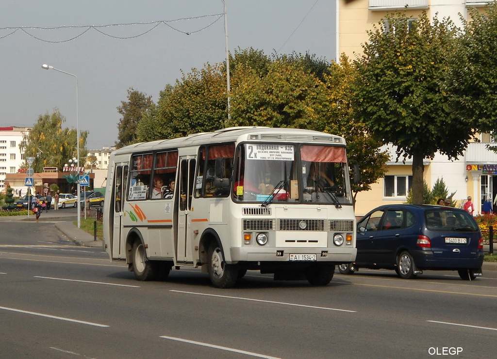 Витебская область, ПАЗ-32054 № АІ 1534-2