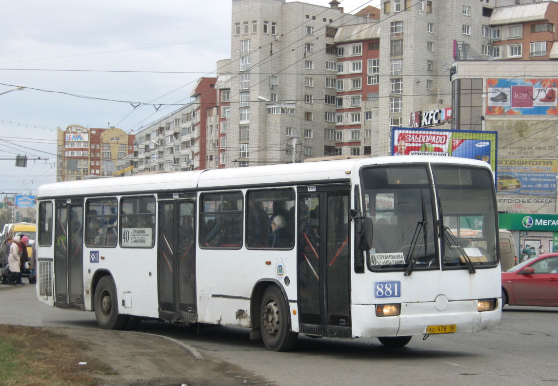 Омская область, Mercedes-Benz O345 № 881