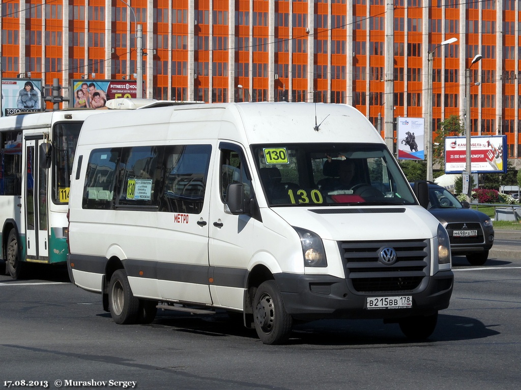 Санкт-Петербург, БТД-2219 (Volkswagen Crafter) № В 215 ВВ 178