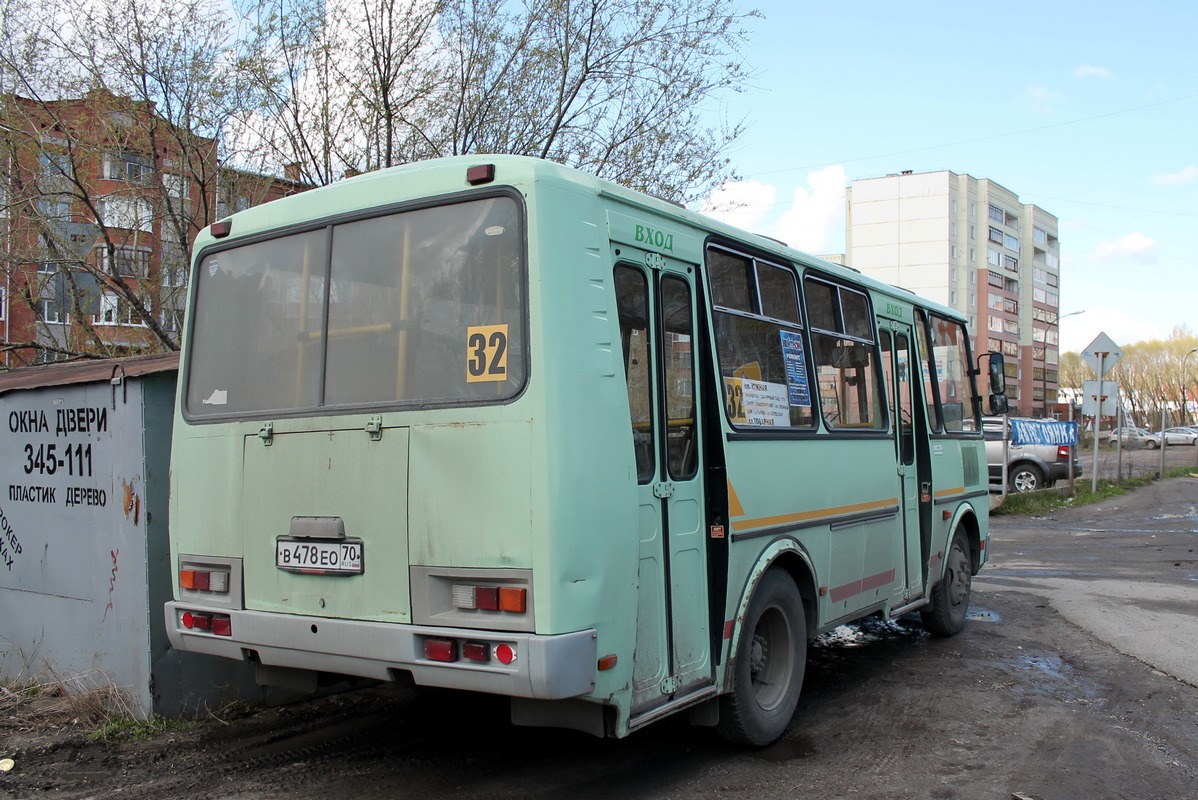 Томская область, ПАЗ-32053 № В 478 ЕО 70