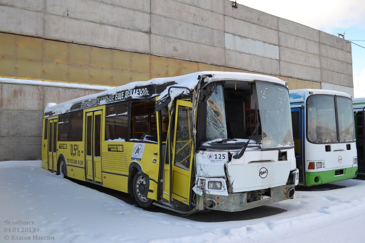 Chelyabinsk region, LiAZ-5256.53 # 125 — Photo — Bus Transport