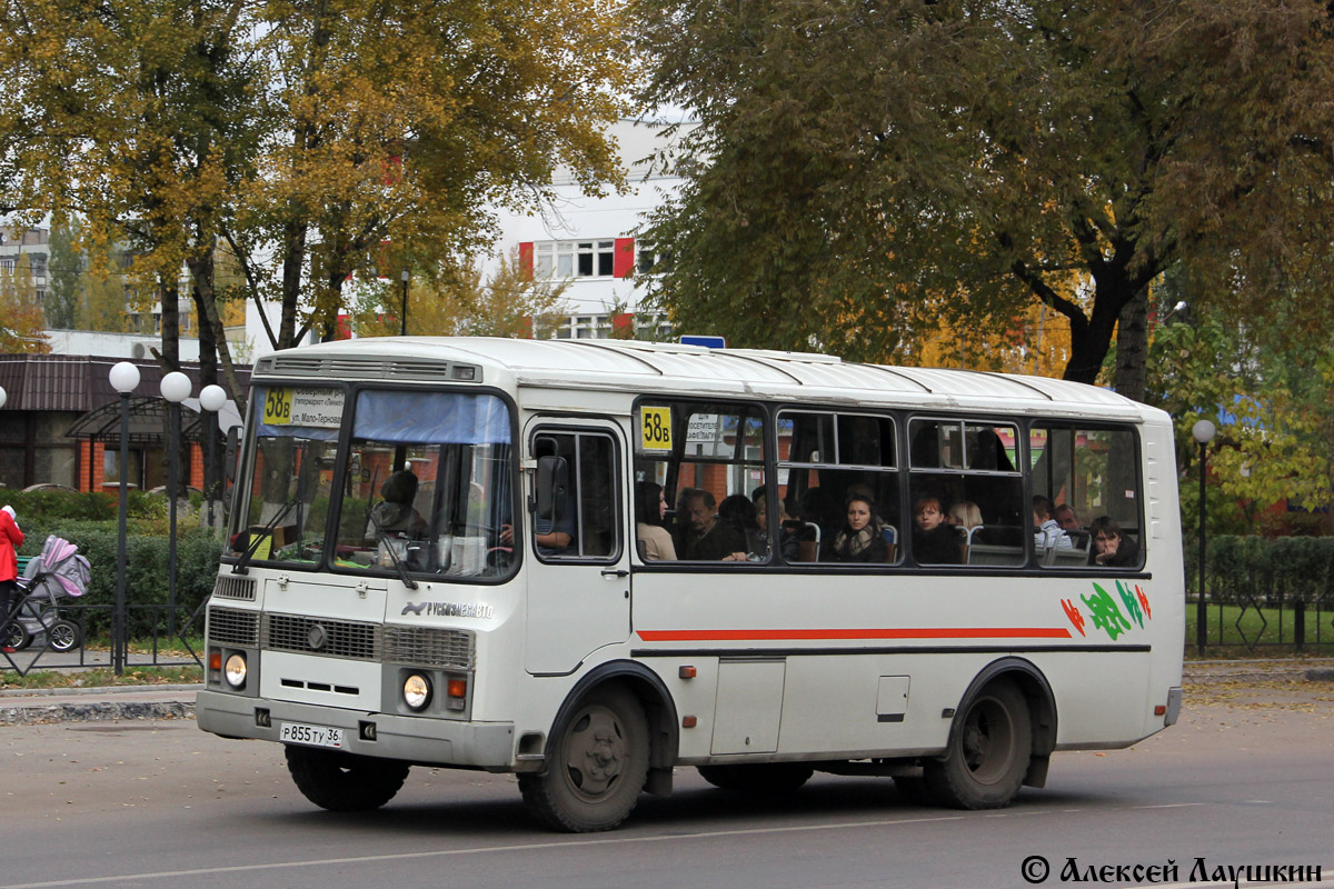 Воронежская область, ПАЗ-32054 № Р 855 ТУ 36