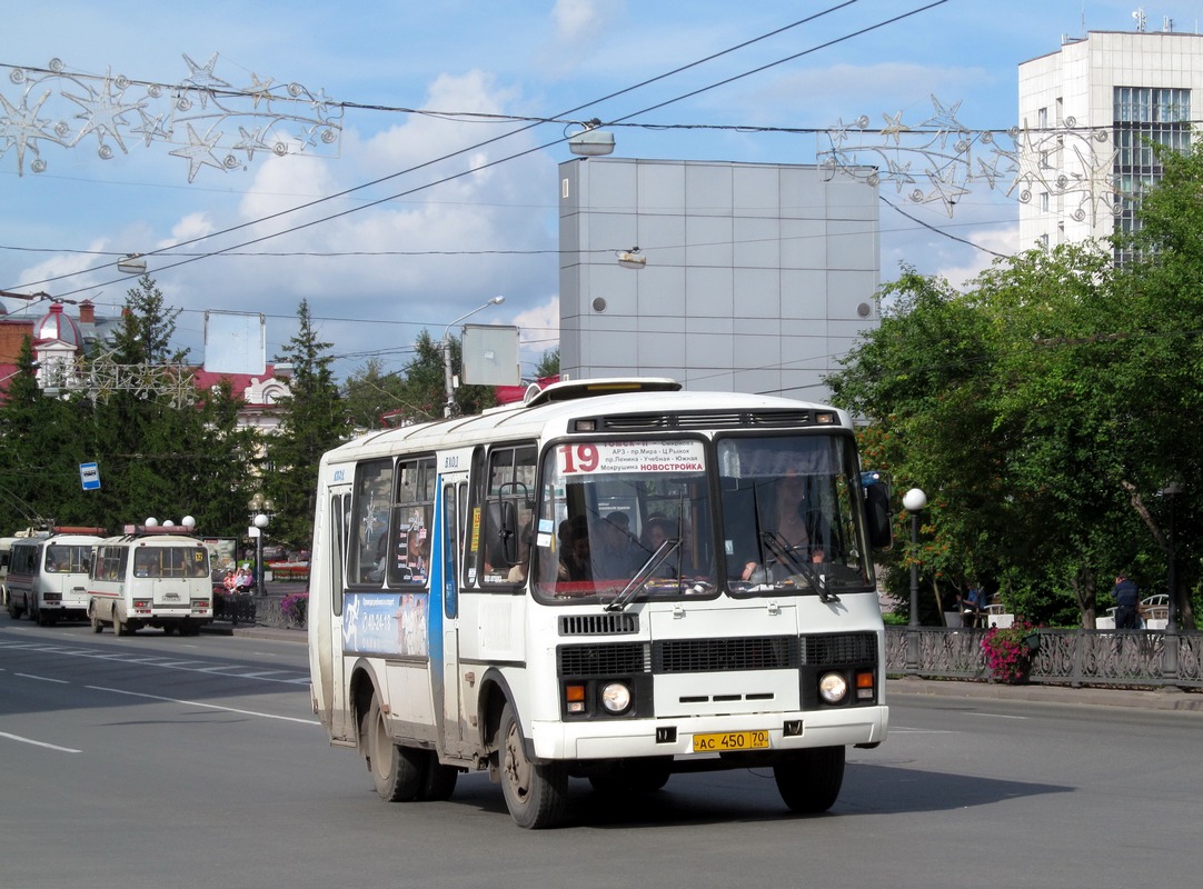 Томская область, ПАЗ-32054 № АС 450 70