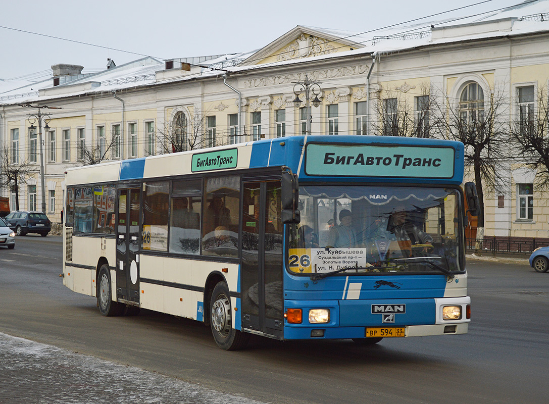 Владимирская область, MAN A10 NL202 № ВР 594 33