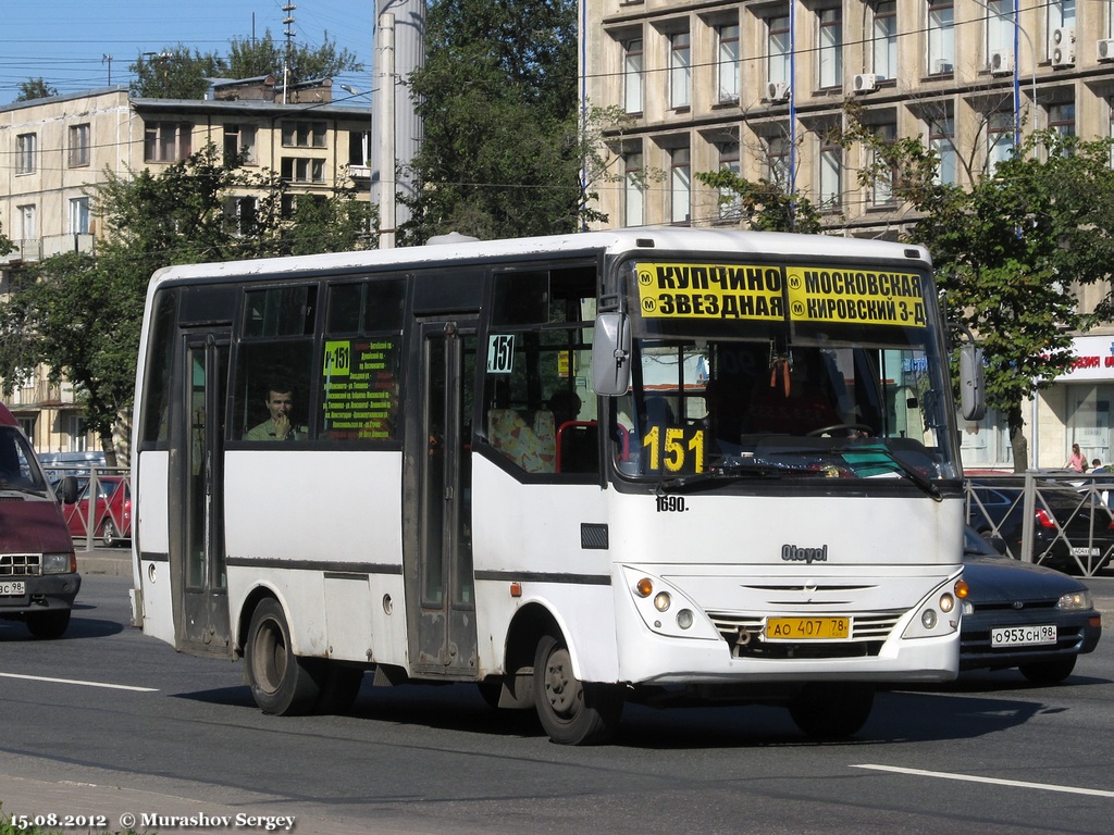 Санкт-Петербург, Otoyol M29 City II № 1690