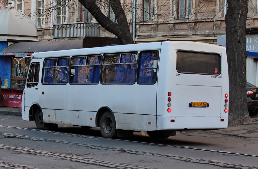 Одесская область, Богдан А09202 (ЛуАЗ) № BH 4351 AA