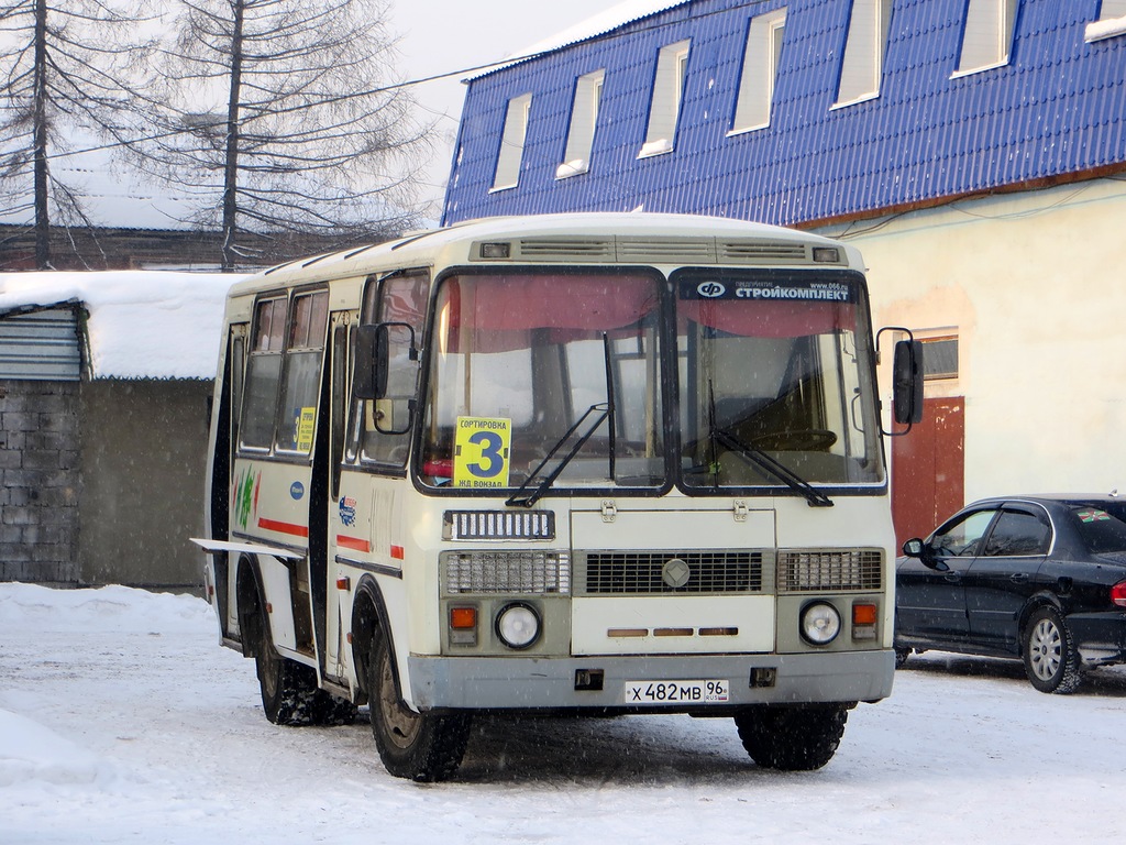 Свердловская область, ПАЗ-32054 № Х 482 МВ 96