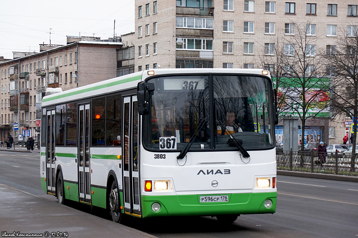 Санкт-Петербург, ЛиАЗ-5293.60 № 3803