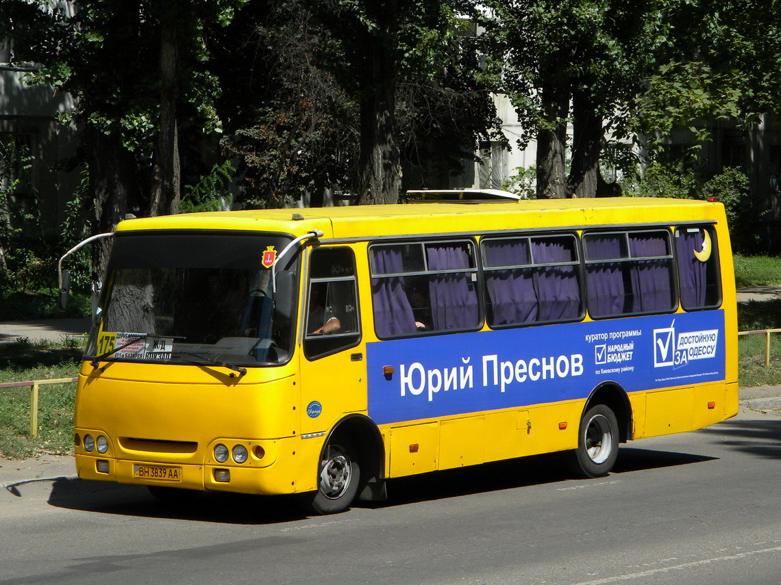 Одесская область, Богдан А09202 № BH 3839 AA