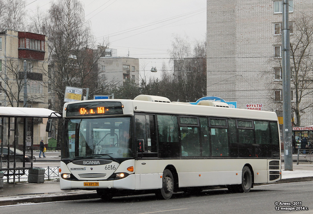 Sankt Peterburgas, Scania OmniLink I (Scania-St.Petersburg) Nr. 6816