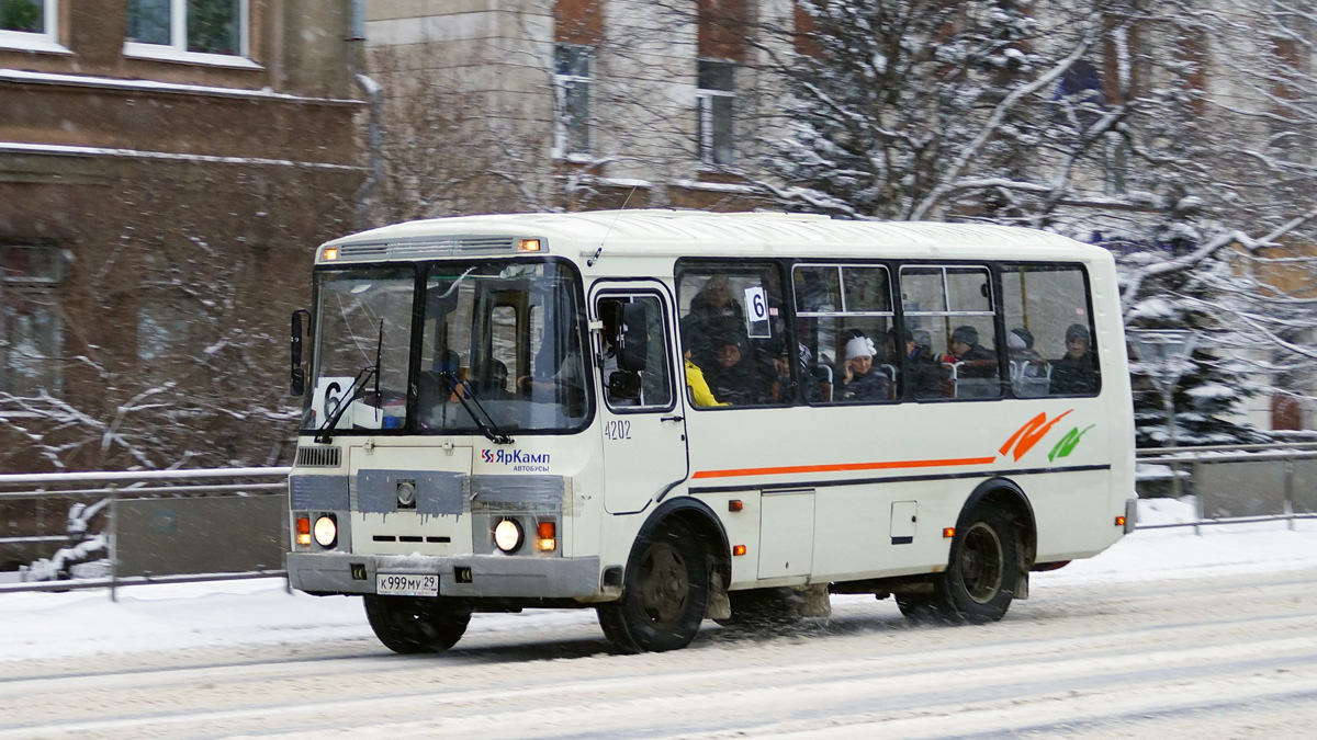 Архангельская область, ПАЗ-32054 № 4202