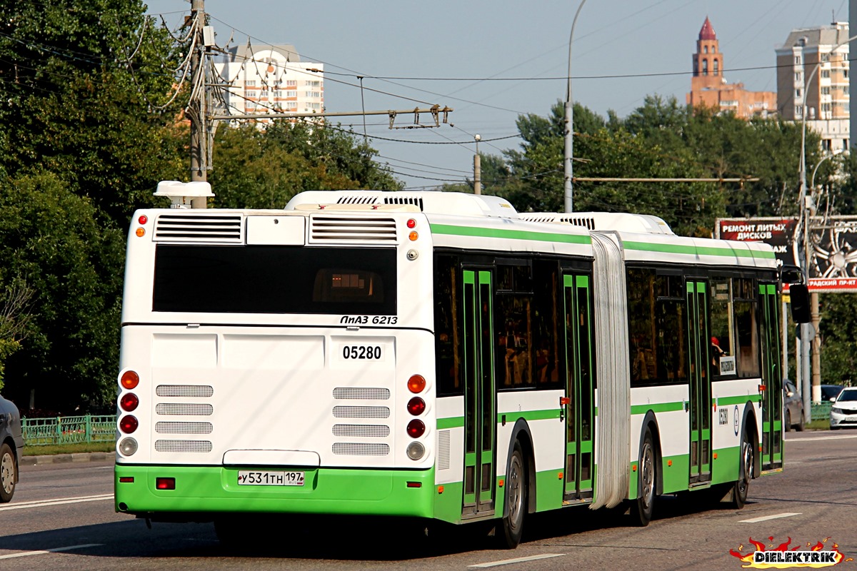 Москва, ЛиАЗ-6213.21 № 05280