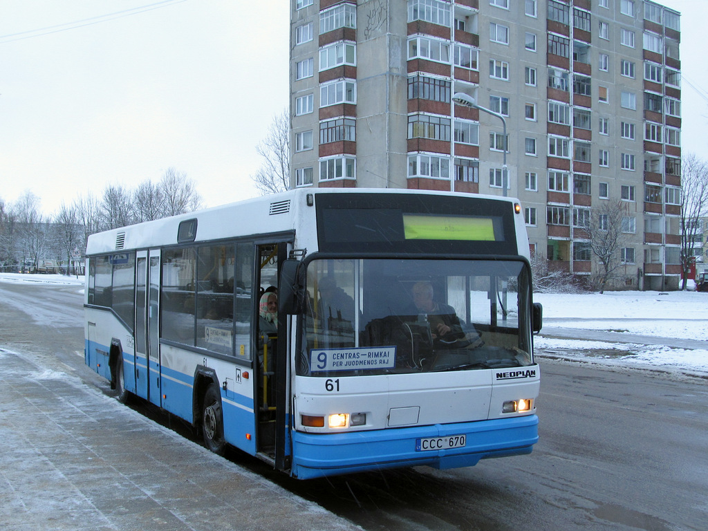 Литва, Neoplan N4011NF № 61