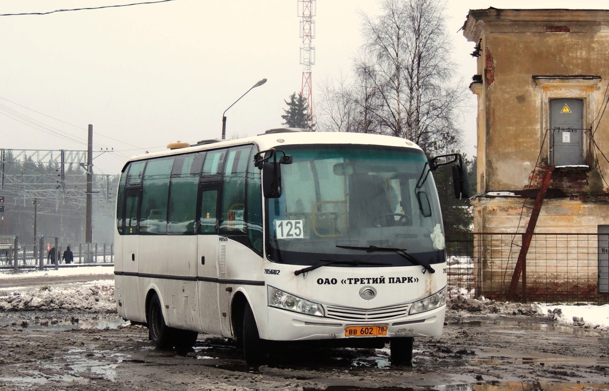 Санкт-Петербург, Yutong ZK6737D № ВВ 602 78