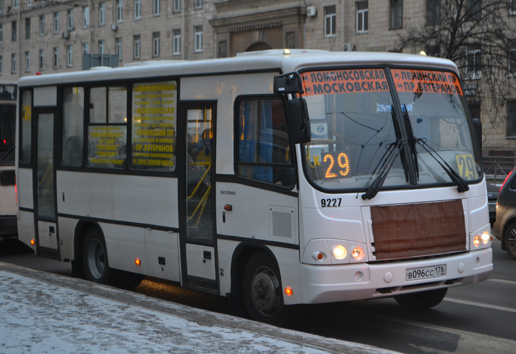 Санкт-Петербург, ПАЗ-320402-05 № 9227