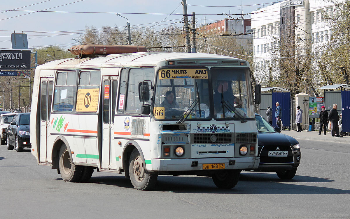 Челябинская область, ПАЗ-32054 № ВВ 168 74