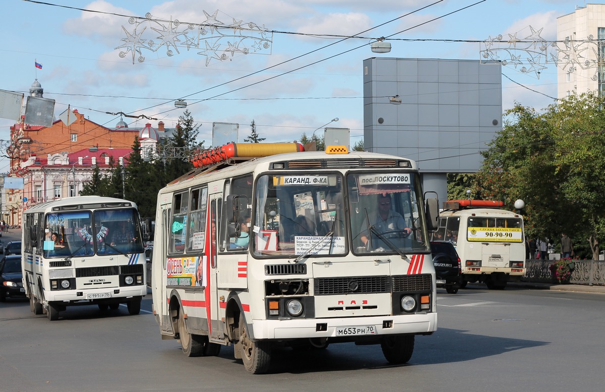 Томская область, ПАЗ-32051-110 № М 653 РН 70