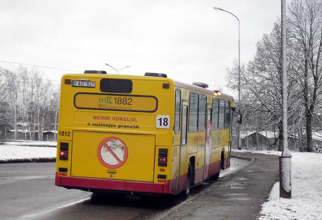 Литва, Scania CN113CLB № 1012