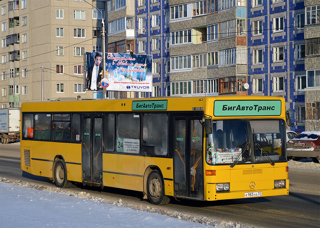 Владимирская область, Mercedes-Benz O405N2 № К 983 НА 33