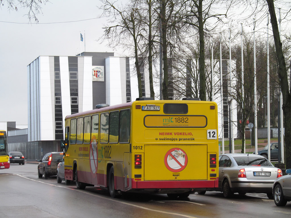 Литва, Scania CN113CLB № 1012