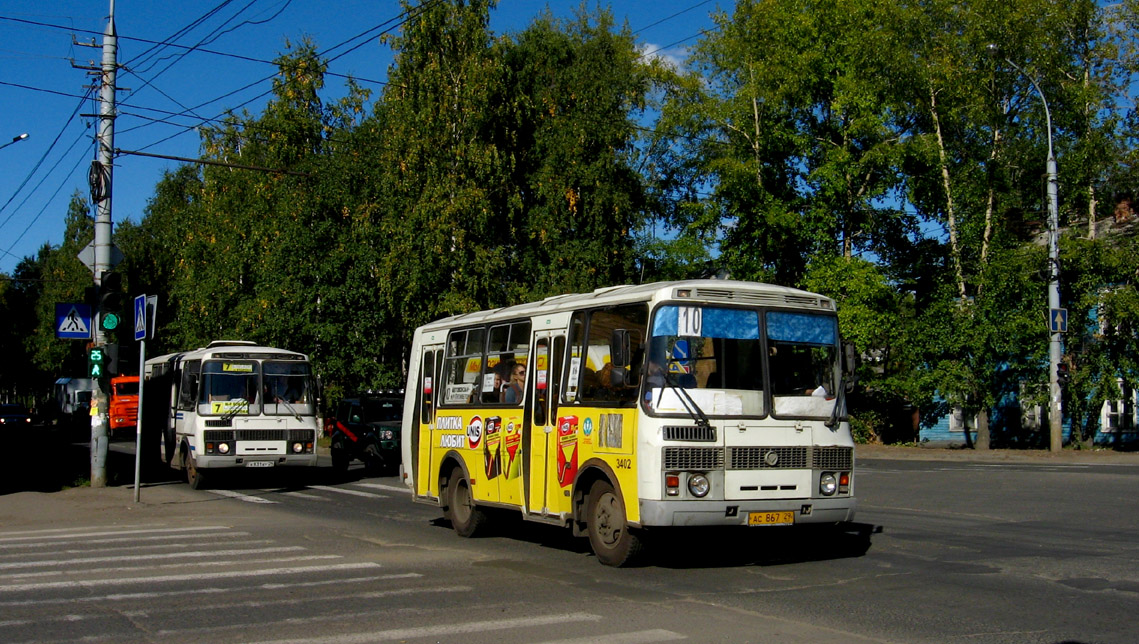 Архангельская область, ПАЗ-32054 № 3402