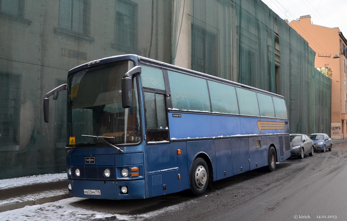 Санкт-Петербург, Van Hool T8 Alizée 360 № М 603 МН 178