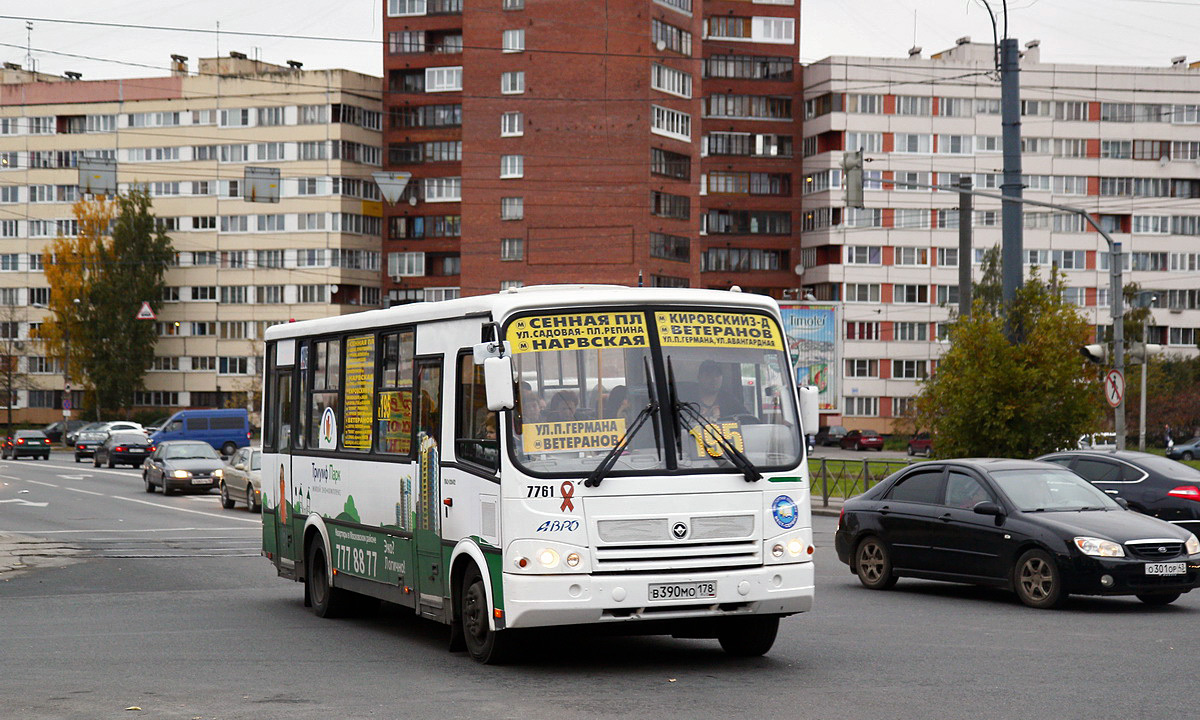 Санкт-Петербург, ПАЗ-320412-05 № 7761