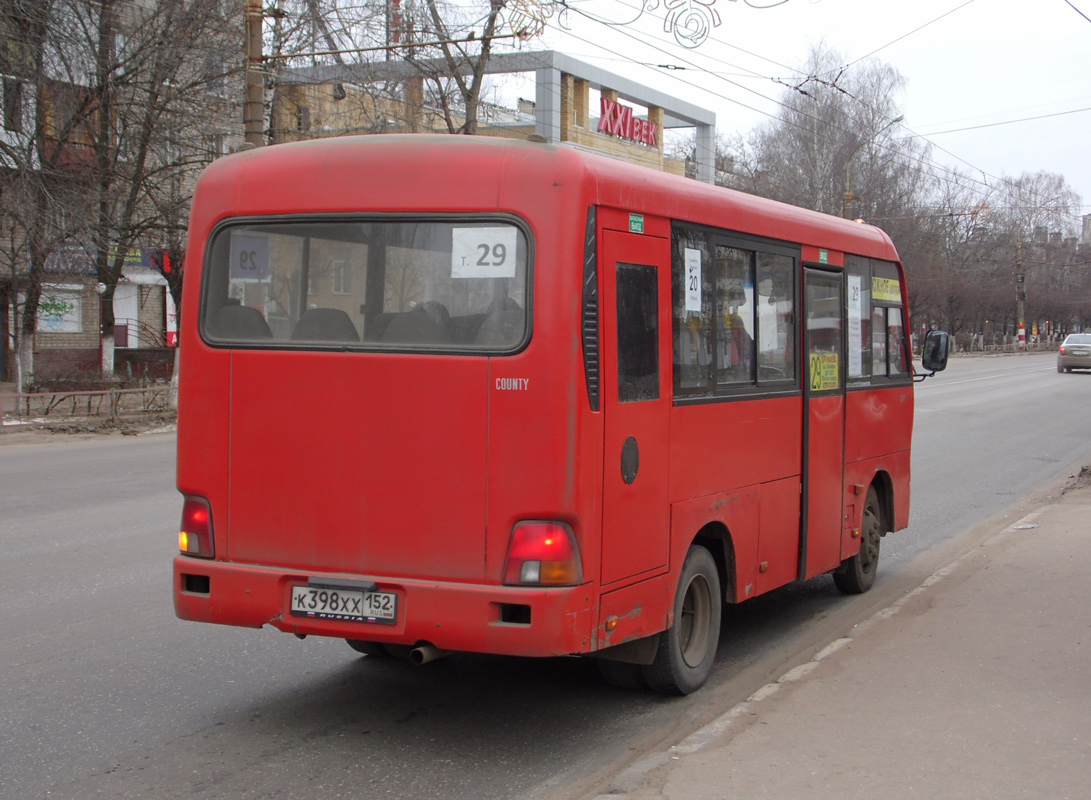 Нижегородская область, Hyundai County SWB C08 (РЗГА) № К 398 ХХ 152