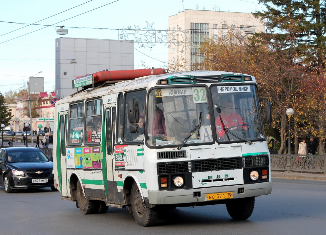 Томская область, ПАЗ-32051-110 № ВС 571 70