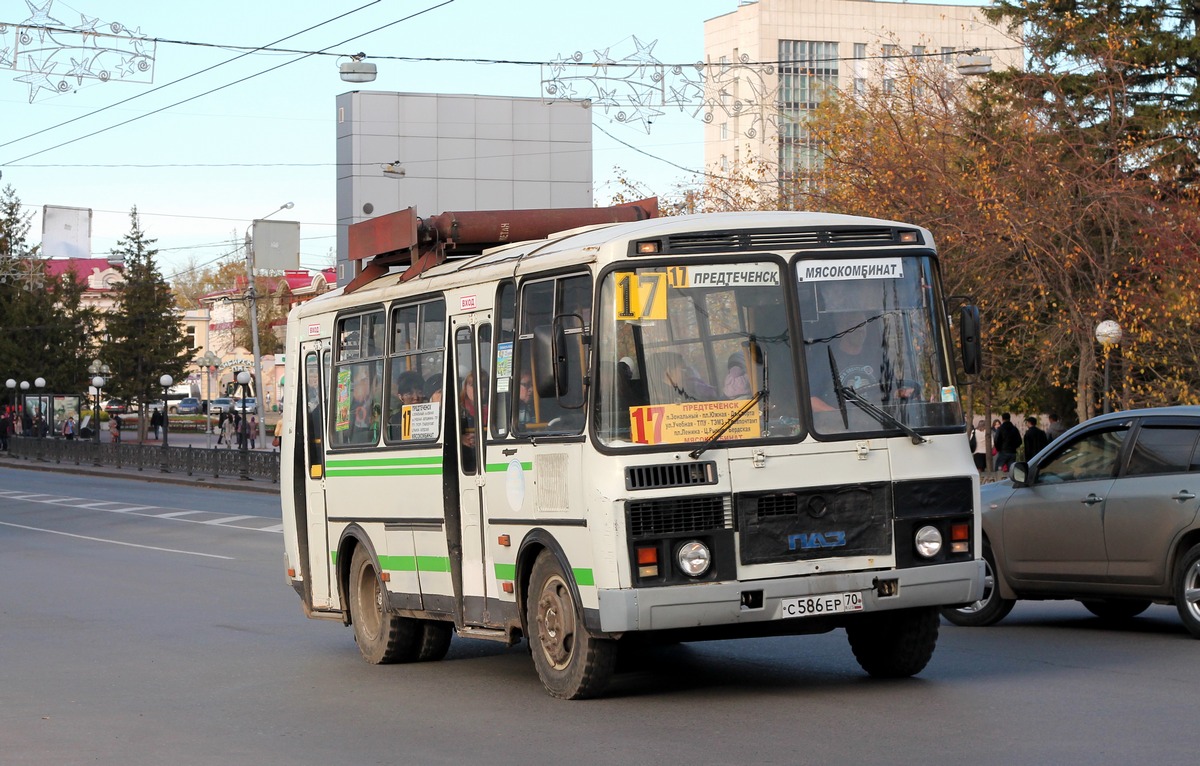 Томская область, ПАЗ-32054 № С 586 ЕР 70