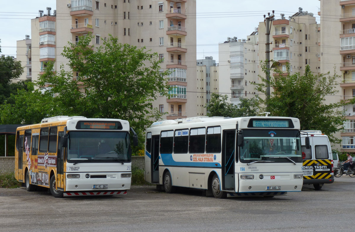 Турция, Güleryüz Cobra GD272 № 217; Турция, Güleryüz Cobra GD272 № 114; Турция, Mercedes-Benz Sprinter № 07 C 0280