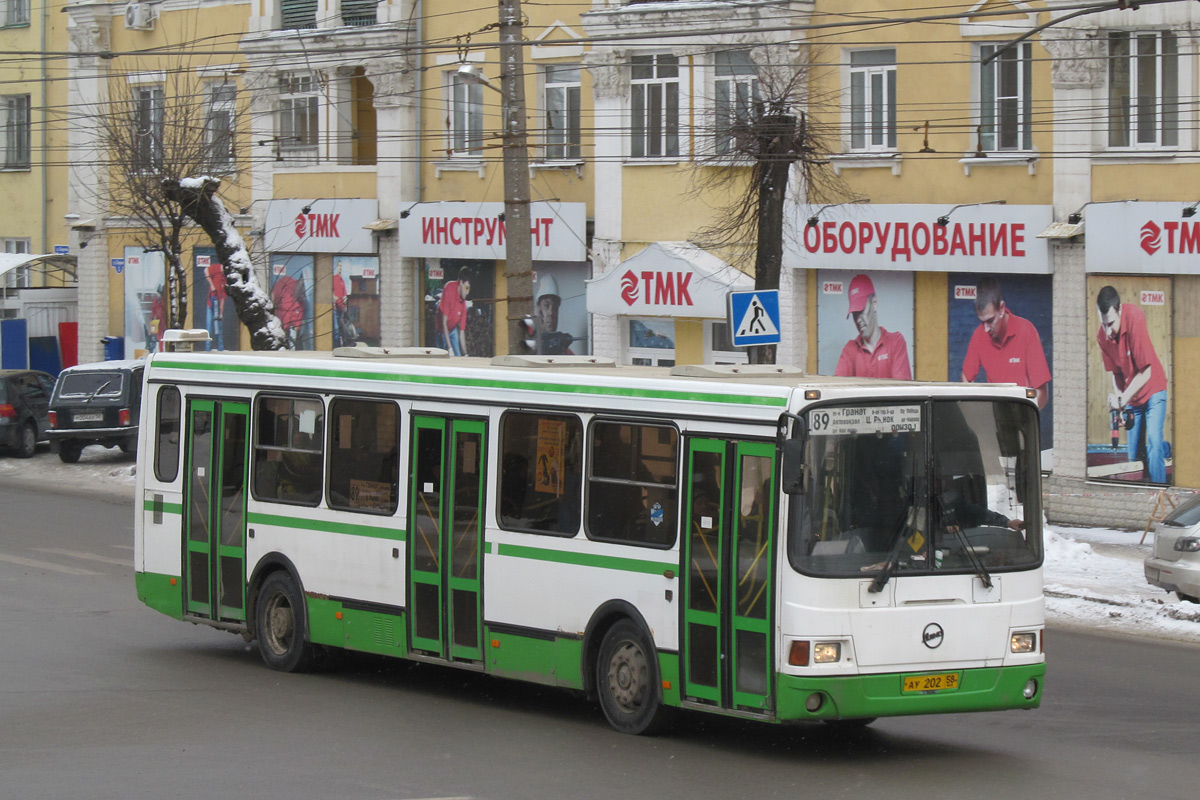 Пензенская область, ЛиАЗ-5256.46 № АУ 202 58