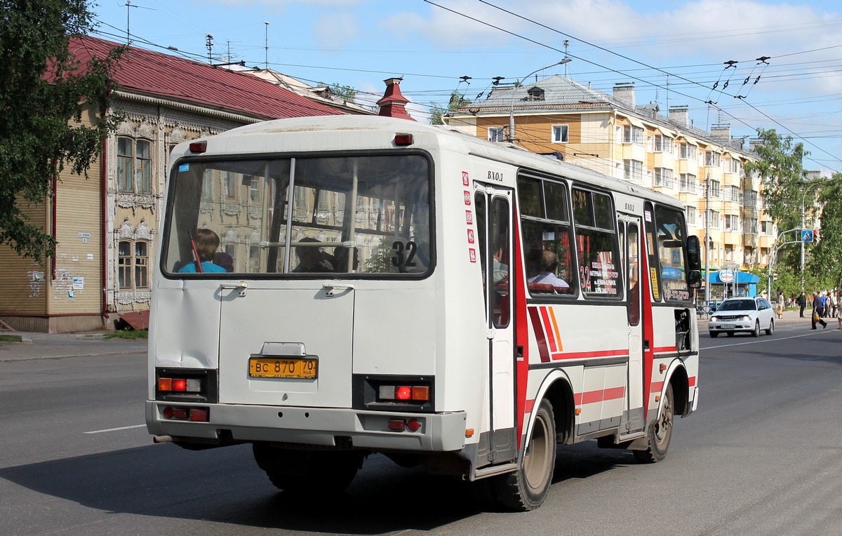 Томська область, ПАЗ-32051-110 № ВС 870 70