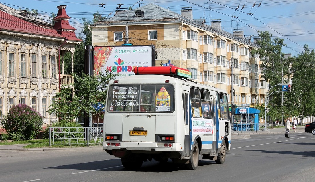 Томская область, ПАЗ-32054 № ВС 749 70