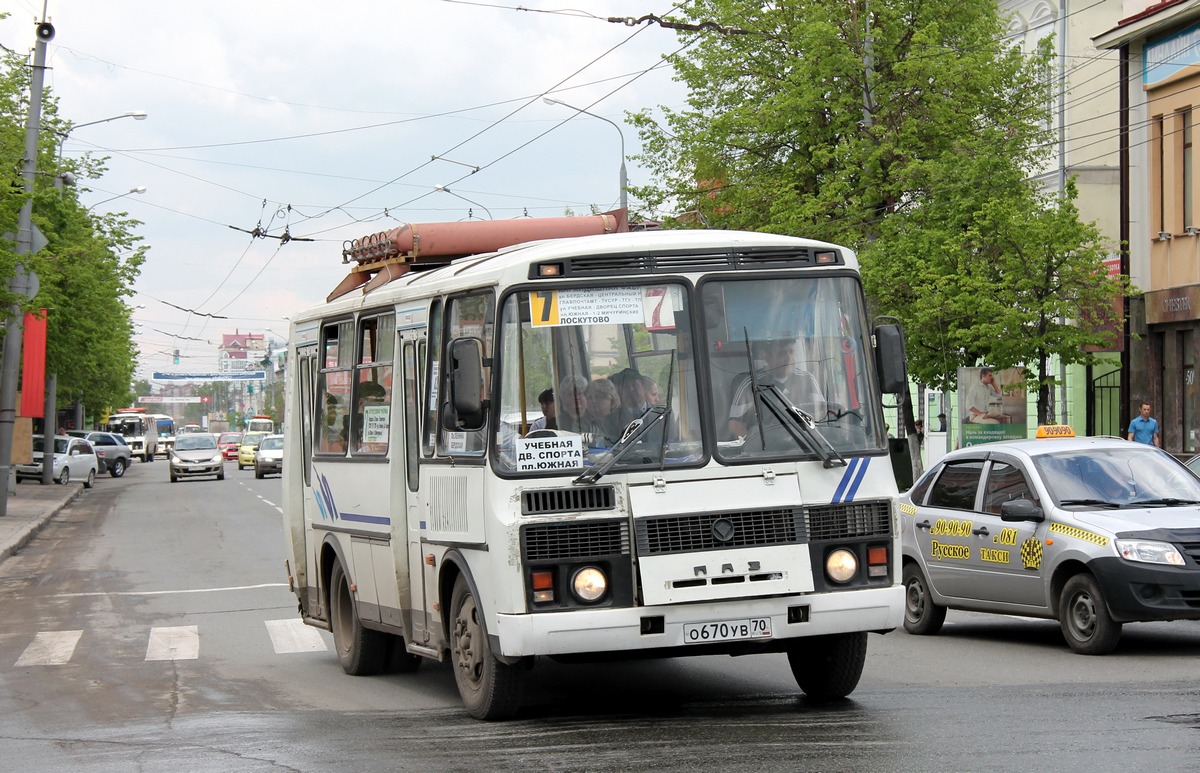 Томская область, ПАЗ-32054 № О 670 УВ 70