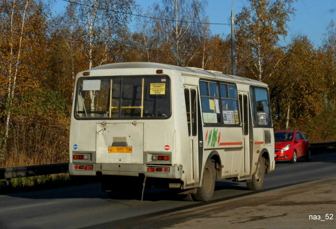 Нижегородская область, ПАЗ-32054 № АС 005 52