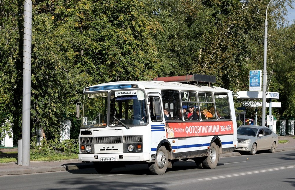 Томская область, ПАЗ-32051-110 № В 689 ОЕ 70