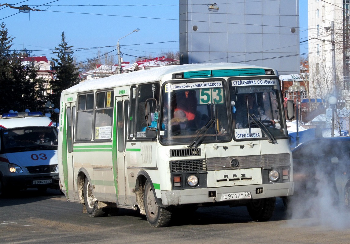 Томская область, ПАЗ-32054 № О 971 НТ 70