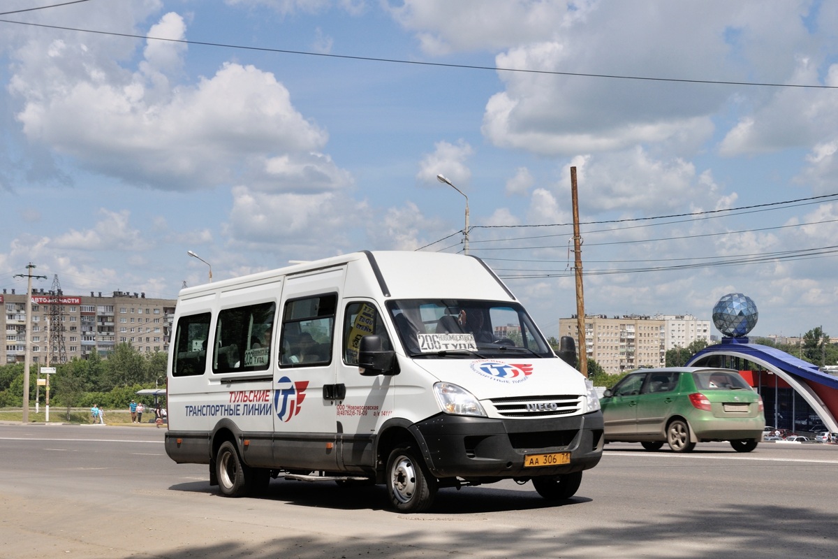 Тульская область, Авто Вектор 4530 (IVECO Daily) № АА 306 71 — Фото —  Автобусный транспорт