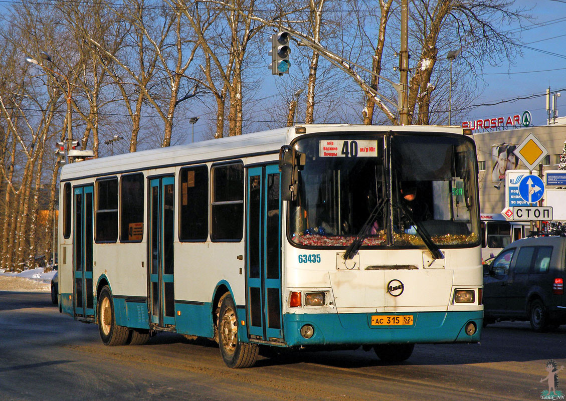 Нижегородская область, ЛиАЗ-5293.00 № 63435