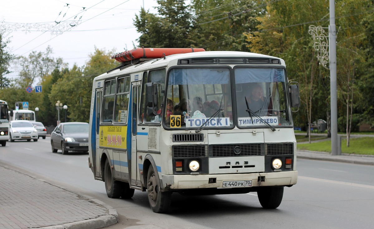 Томская область, ПАЗ-32054 № Е 440 РК 70